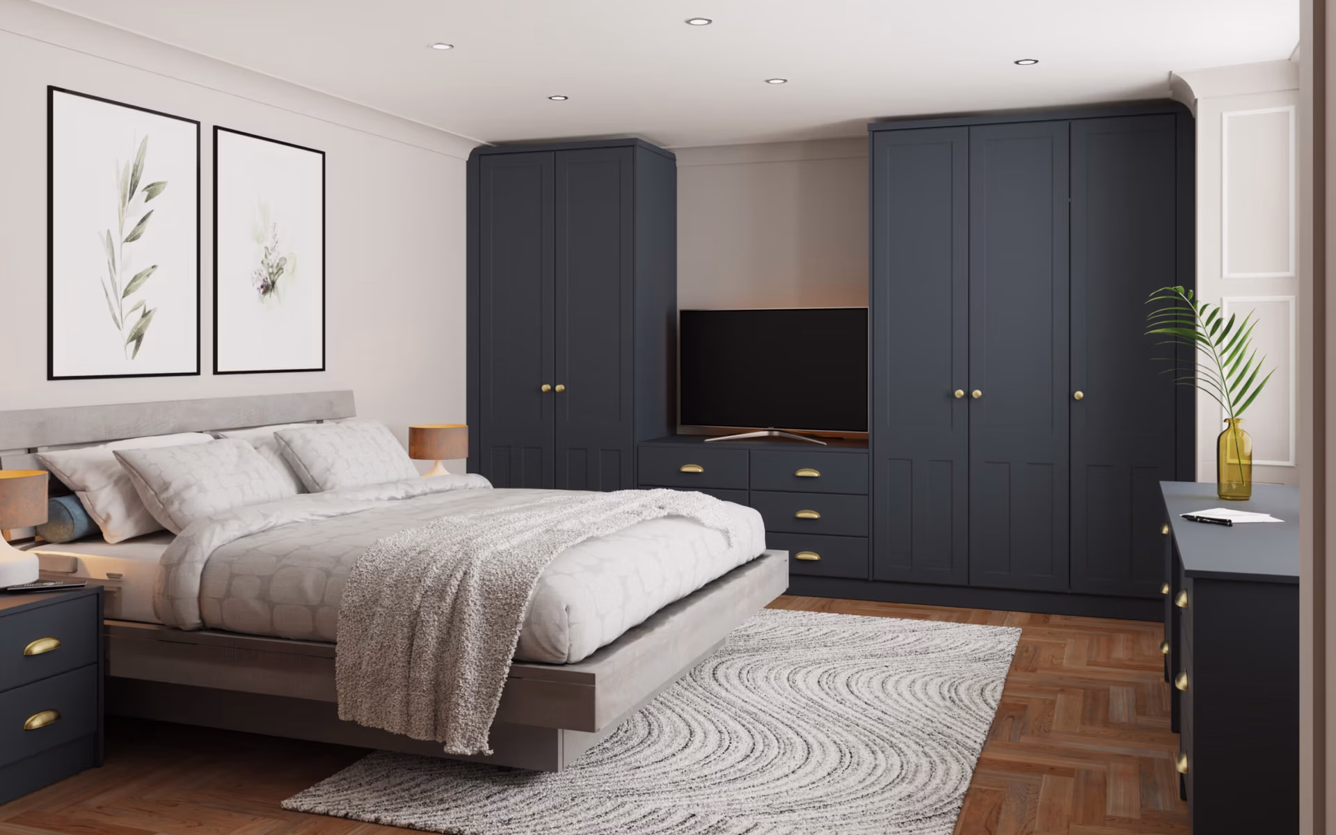 Bella, Chester Style - Supermatt Indigo Blue