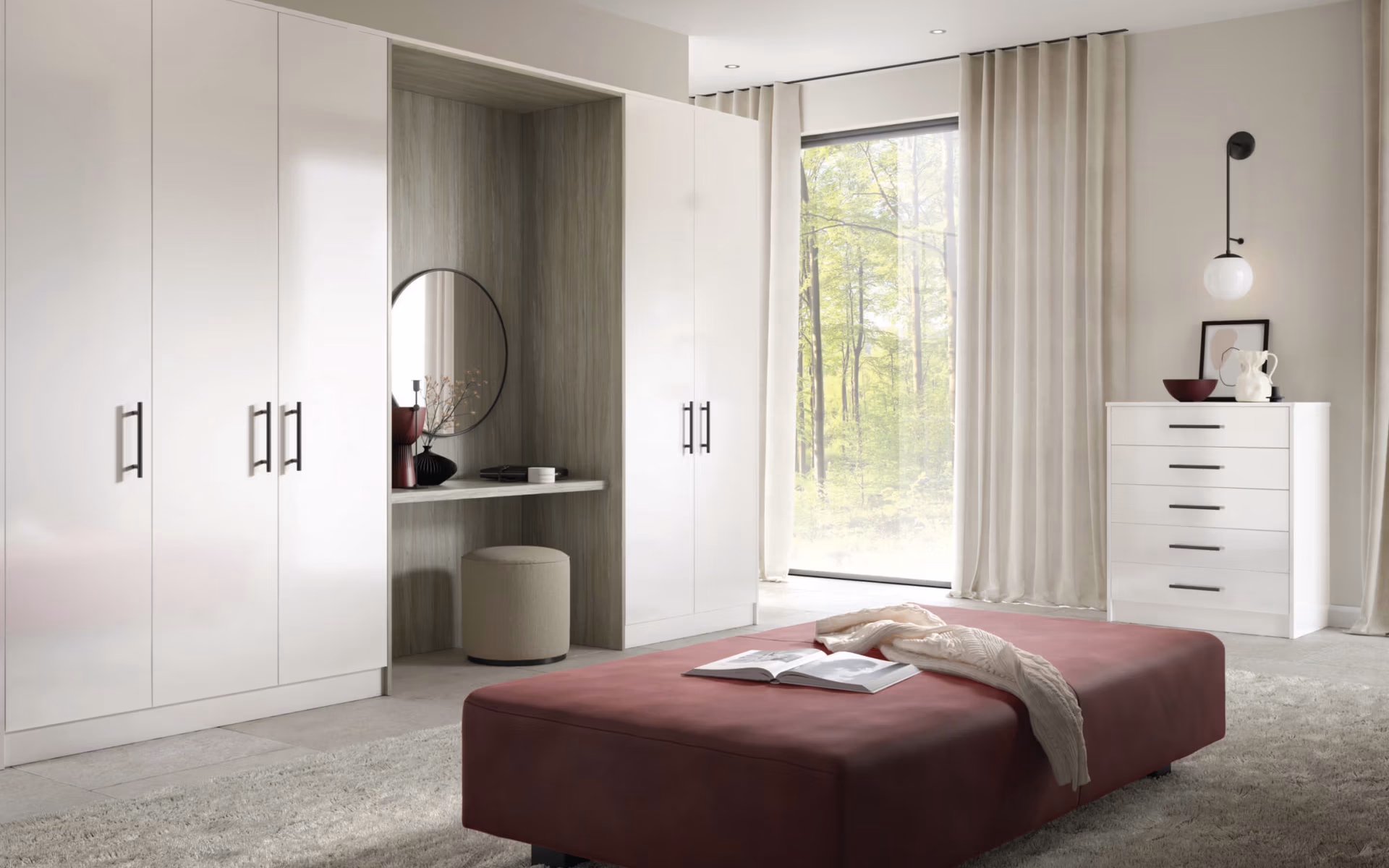 Bella, Venice Style - High Gloss White